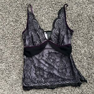 ❌SOLD❌ Elegant Black Lace Top
